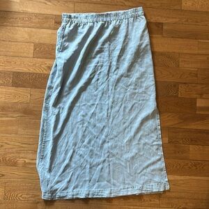 Thread & Supply Chambray Long Maxi Skirt